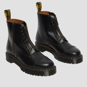 Dr Martens LACELESS BEX LEATHER BOOTS